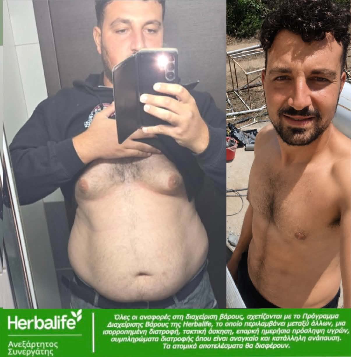 Αποτέλεσμα Απώλειας Βάρους Herbalife